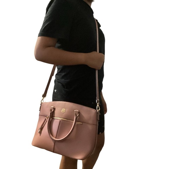 anne klein crossbody satchel  light pink - Picture 1 of 6